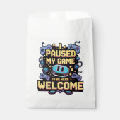 私はゲームを一時停止してここに歓迎ゲーマーギフト フェイバーバッグ (正面)