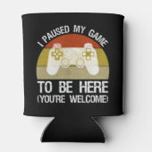 私はゲームを中止してここに来た(あなたは歓迎) 缶クーラー (裏面)