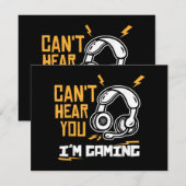 私はゲームを聞くことができない – Gamer & Gamer シーズンカード (正面/裏面)