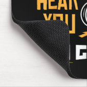 私はゲームを聞くことができない – Gamer & Gamer マウスパッド (コーナー)