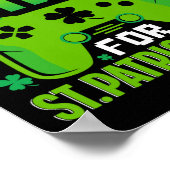 私はゲームをSt patricks dayビデオゲームSのために一時停止 ポスター (角)