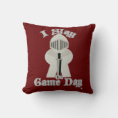 私はゲームデイでスライ叙事詩ボードゲーマーナイトアート クッション (正面)