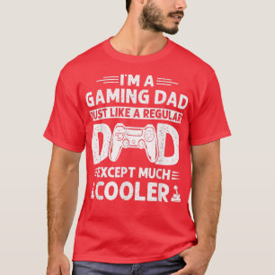 私はゲームパパコンソールゲーマービデオゲームプレーヤーF Tシャツ