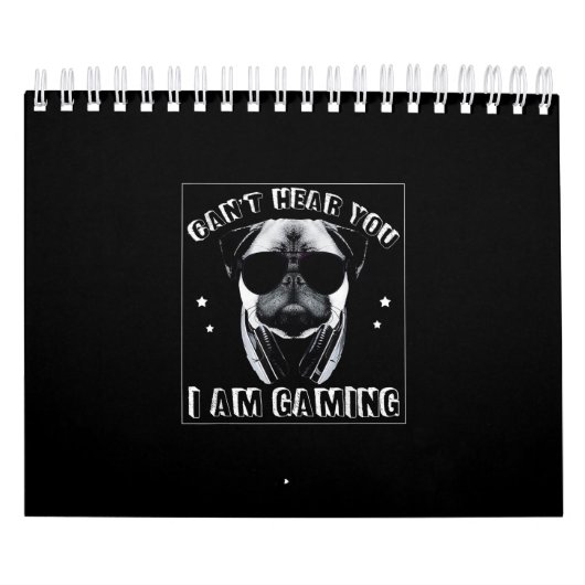 私はゲーム好きおもしろいだ カレンダー (カバー)