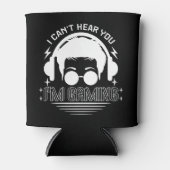 私はゲーム愛好家であるあなたを聞こおもしろいえない 缶クーラー (正面)