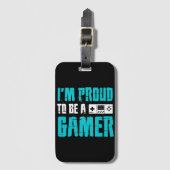 私はゲー誇りを持ったマーになる  ラゲッジタグ (正面縦)