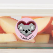 私はコアラステッキングシートかわいいコアラベアハート ラベル (貼付)