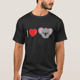 私はコアラス動物が大好き Tシャツ