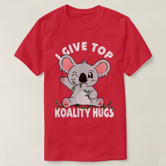私はコアラ与えベアの愛する人のための最高のKoalityハグ Tシャツ (デザイン正面)