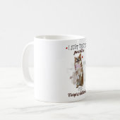 私はコギ中毒前向き犬の試験を受けた コーヒーマグカップ (正面左)