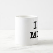 私はコケを愛します コーヒーマグカップ (中央)