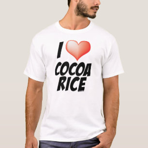 私はココア米- Tシャツ--を愛します Tシャツ