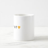 私はココナッツが大好き コーヒーマグカップ (中央)