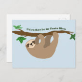 私はコスタリカにいる方がいい ポストカード (正面/裏面)