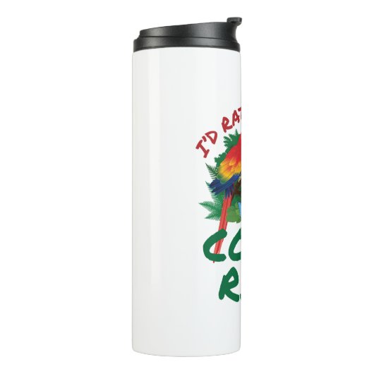 私はコスタリカの休暇のお土産に行きたい タンブラー (回転左)