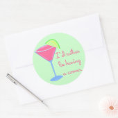 私はコスモを持っているほうがいい ラウンドシール (封筒)