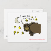 私はコズミック・ヤク ポストカード (正面/裏面)