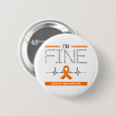 私はコッド素晴らし・ウォリアー 缶バッジ (正面&裏面)