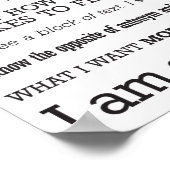 「私はコピーライターのポスター ポスター (角)