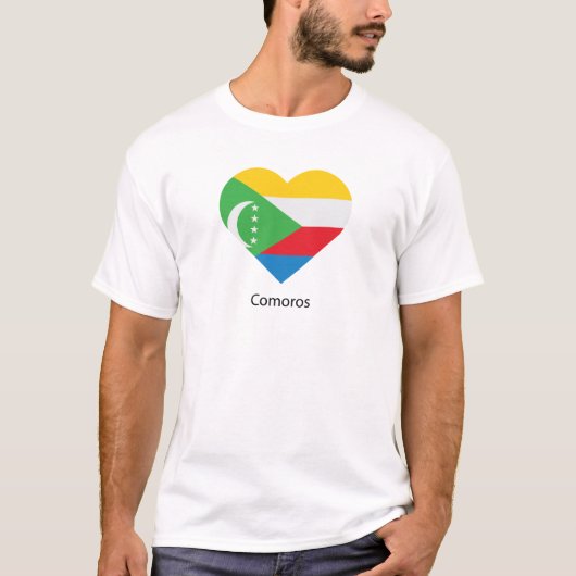 私はコモロが大好き Tシャツ (正面)