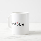 私はコルドバが大好き コーヒーマグカップ (正面左)