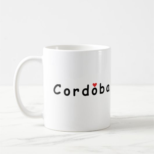 私はコルドバが大好き コーヒーマグカップ (左)