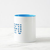 私はコルフが大好き マグカップ (中央)