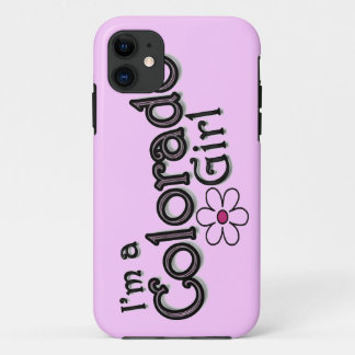 私はコロラド州の女の子、花、ピンクのiPhoneカバーです iPhone 11 ケース
