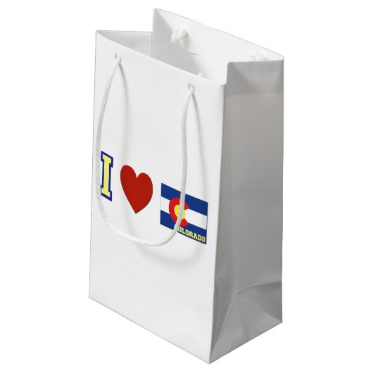 私はコロラド州を愛します スモールペーパーバッグ (裏面アングル)