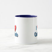 私はコロラド州を愛します マグカップ (中央)