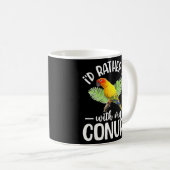 私はコンキュアの持ち主と一緒に居たい コーヒーマグカップ (正面右)