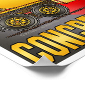 私はコンクリートトラックのポスタープリント ポスター (角)