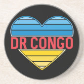 私はコンゴ博士が大好き，コンゴ・キンシャサハート コースター (正面)