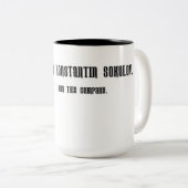 私はコンスタンチーンSokolovであり、マグです ツートーンマグカップ (正面右)