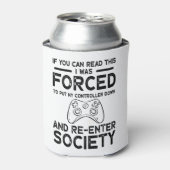 私はコントローラーを置かざるをえなかった 缶クーラー (缶正面)