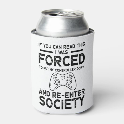 私はコントローラーを置かざるをえなかった 缶クーラー (缶正面)