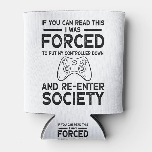 私はコントローラーを置かざるをえなかった 缶クーラー (正面)