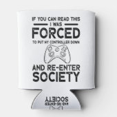 私はコントローラーを置かざるをえなかった 缶クーラー (裏面)