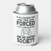 私はコントローラーを置かざるをえなかった 缶クーラー (缶裏面)