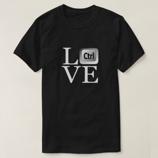 私はコントロールが大好き Tシャツ (デザイン正面)