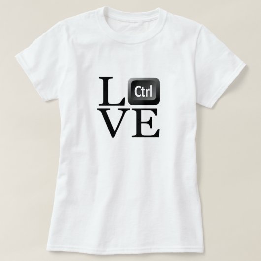 私はコントロールが大好き Tシャツ (デザイン正面)