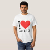 私はコントロールが好き Tシャツ (正面フル)