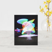 私はコントロールできない挨拶をしている カード (黄色い花)