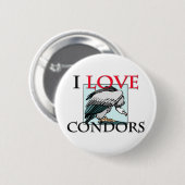 私はコンドルを愛します 缶バッジ (正面&裏面)