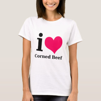 私はコンビーフを愛します Tシャツ