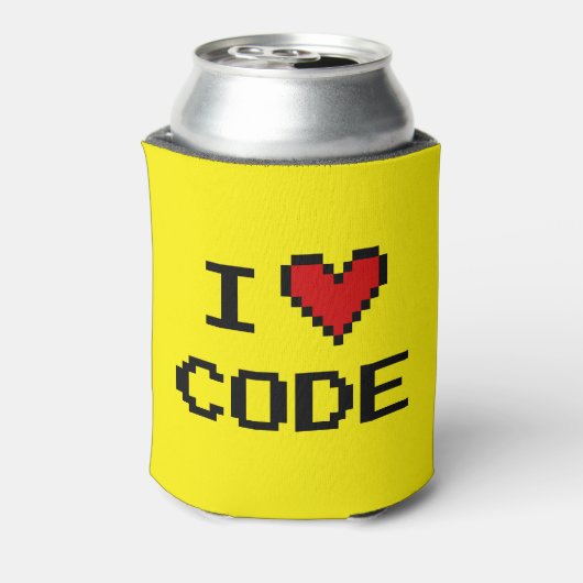 私はコンピュータのプログラマのためにコードをクーラーすることが大好き 缶クーラー (缶裏面)