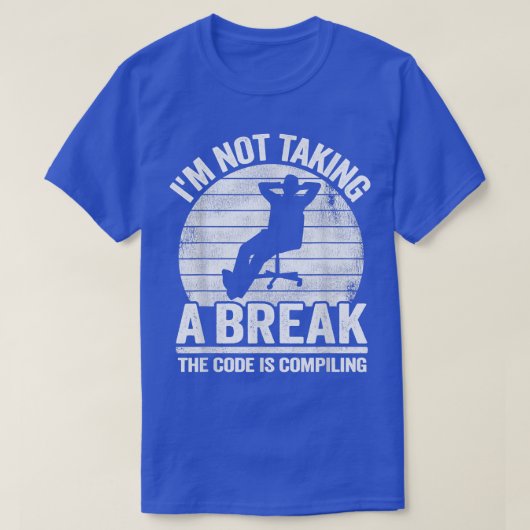 私はコンピュータ科学コーダのProgを取っていない Tシャツ (デザイン正面)
