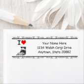 私はコーギお尻 ラベル (インサイチュ)