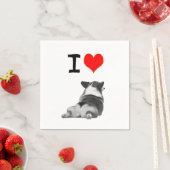 私はコーギスナプキンスが大好き スタンダードカクテルナプキン (インサイチュ)