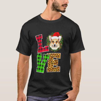 私はコーギドッグサンタハット醜いクリスマスを助ける Tシャツ